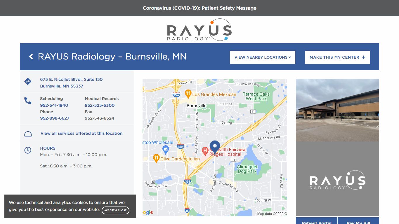 CDI in Burnsville, Minnesota - RAYUS Radiology